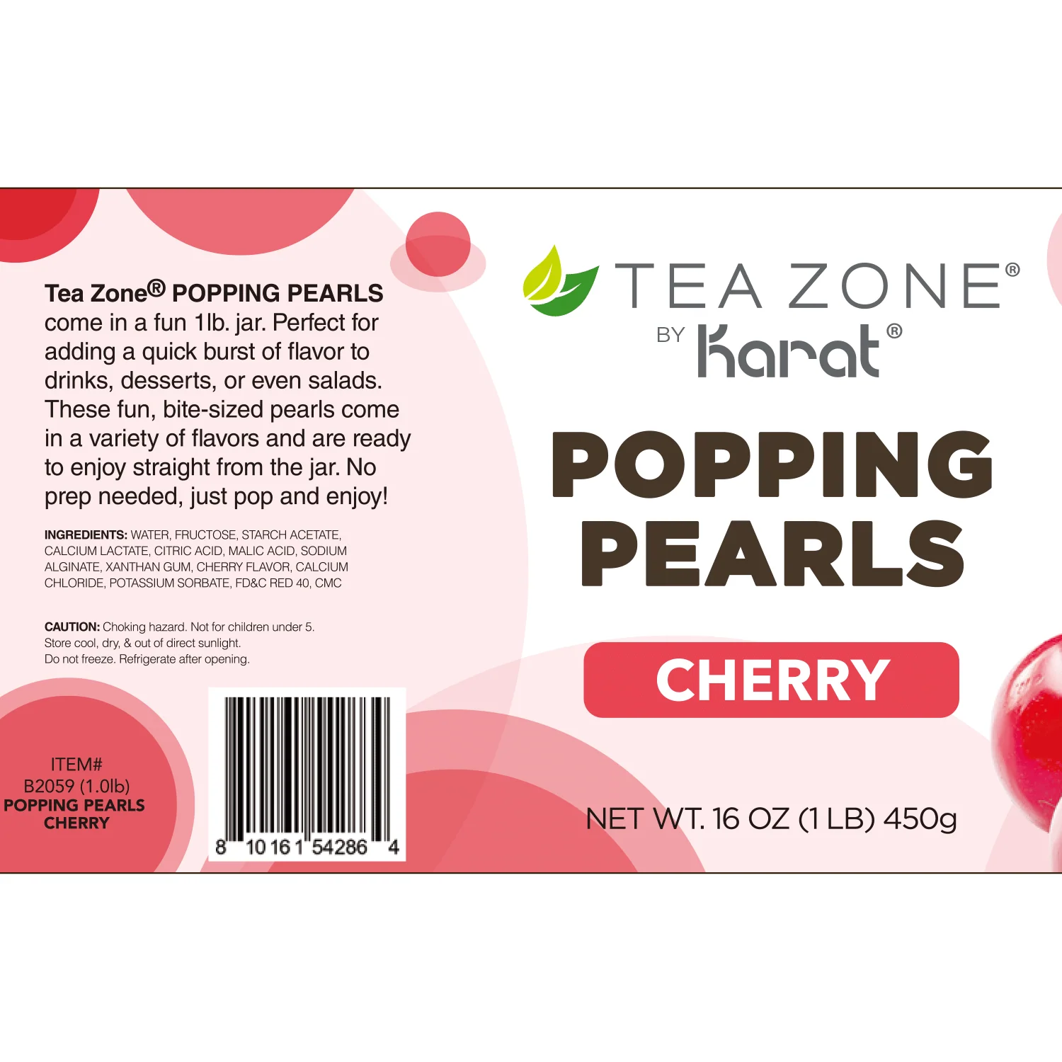 [12 Jars] Cherry POPPING PEARLS™ (1 lb each) - Image 9