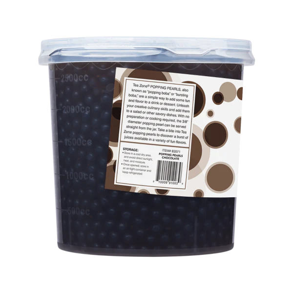 Chocolate POPPING PEARLS™ - Jar (7 lb) - Image 5