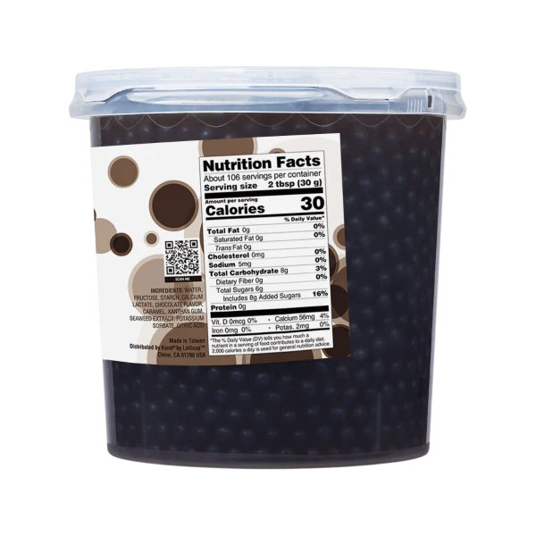 Chocolate POPPING PEARLS™ - Jar (7 lb) - Image 6