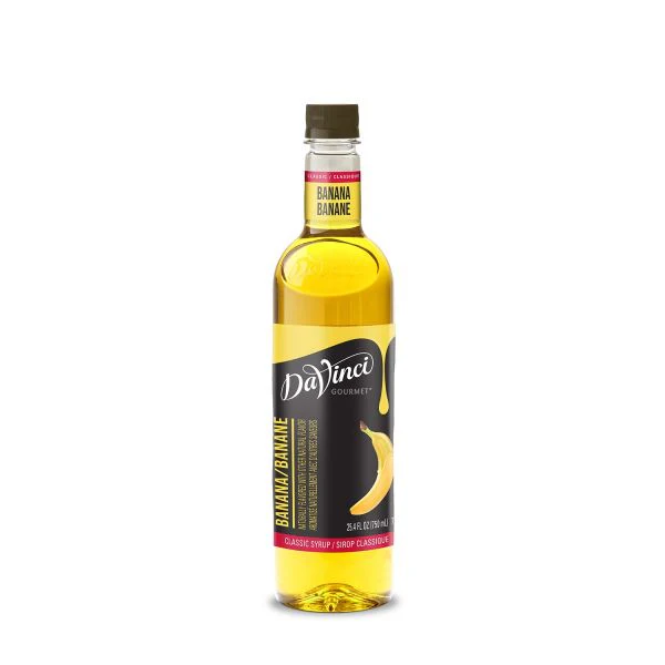 DaVinci Gourmet Banana Syrup - Bottle (750mL)