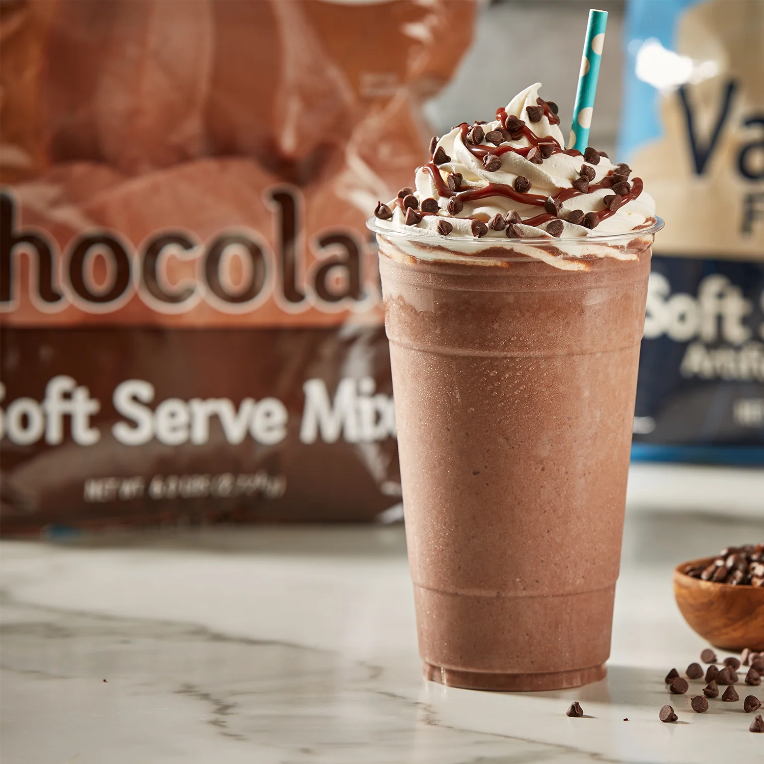 Frostline Chocolate Soft Serve Mix - Bag (6 lbs) - Image 3