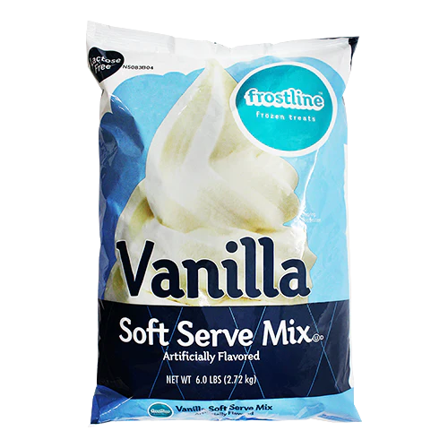 Frostline Vanilla Soft Serve Mix - Bag (6 lbs)