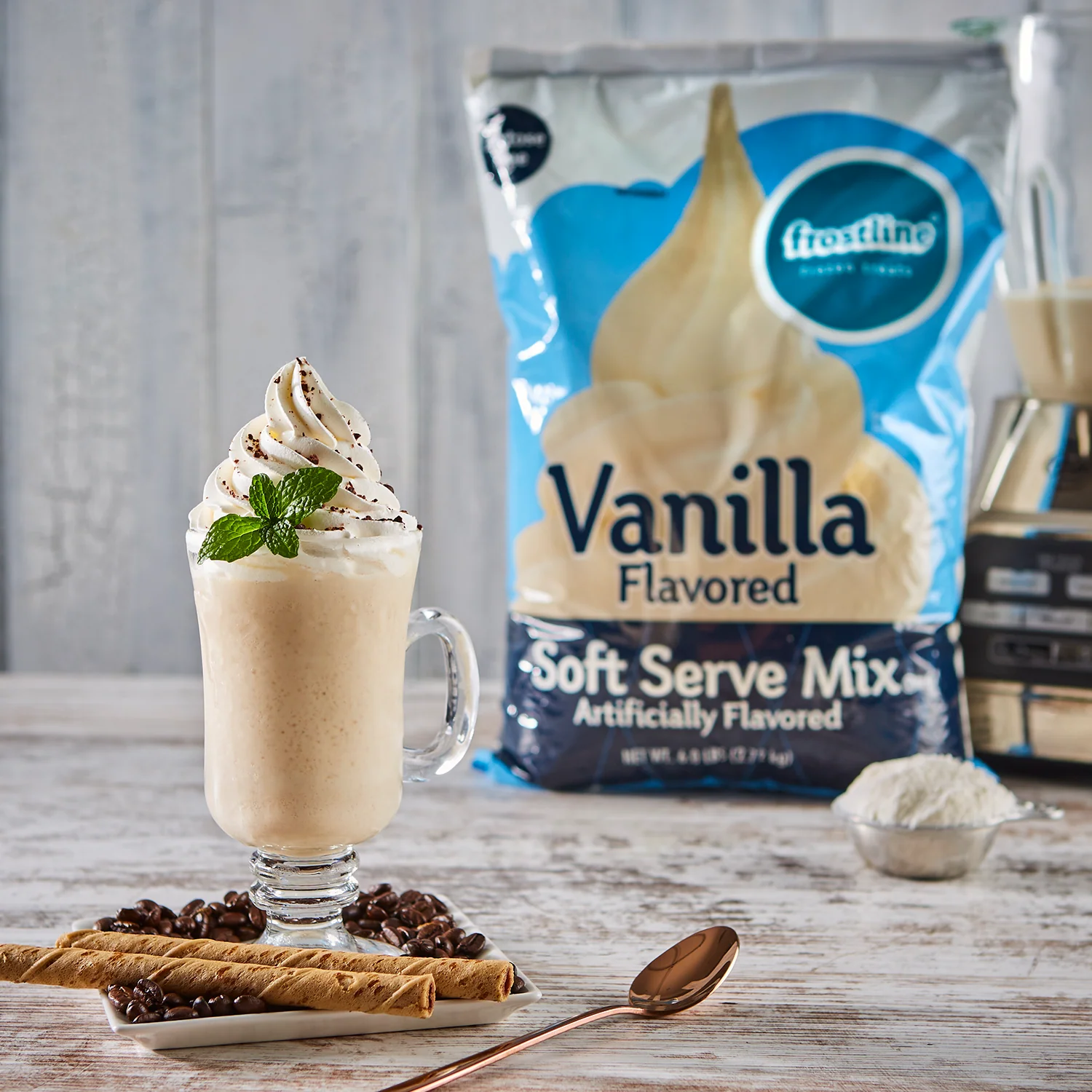 Frostline Vanilla Soft Serve Mix - Bag (6 lbs) - Image 3