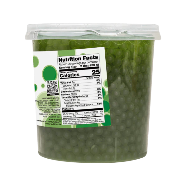 Green Apple POPPING PEARLS™ - Jar (7 lb) - Image 5