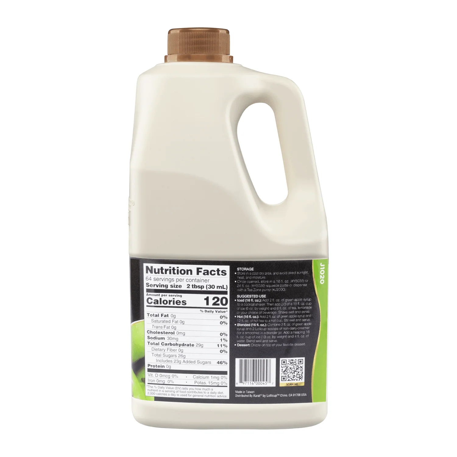 Green Apple Syrup - Bottle (64oz) - Image 5