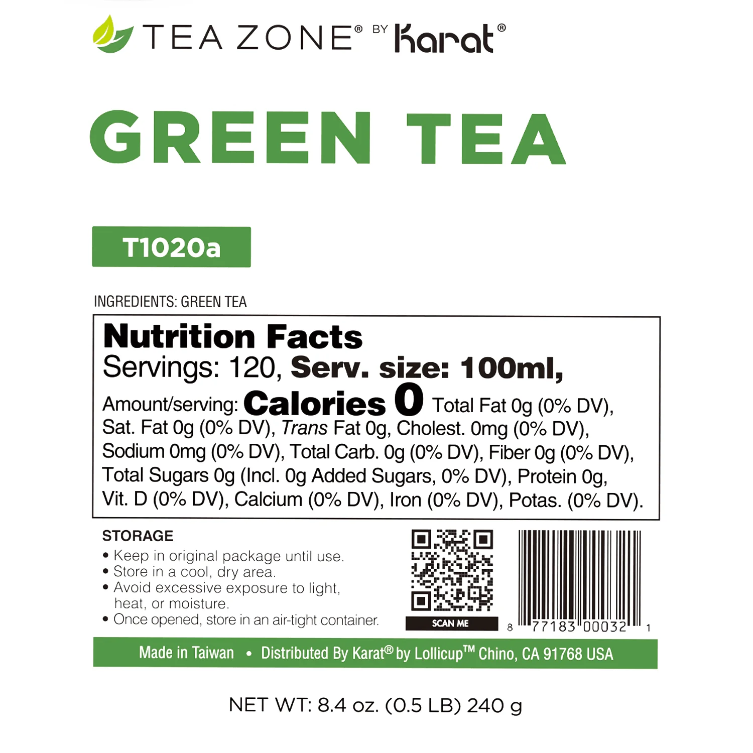 Green Tea Leaves - Case of 25 bags - Image 8