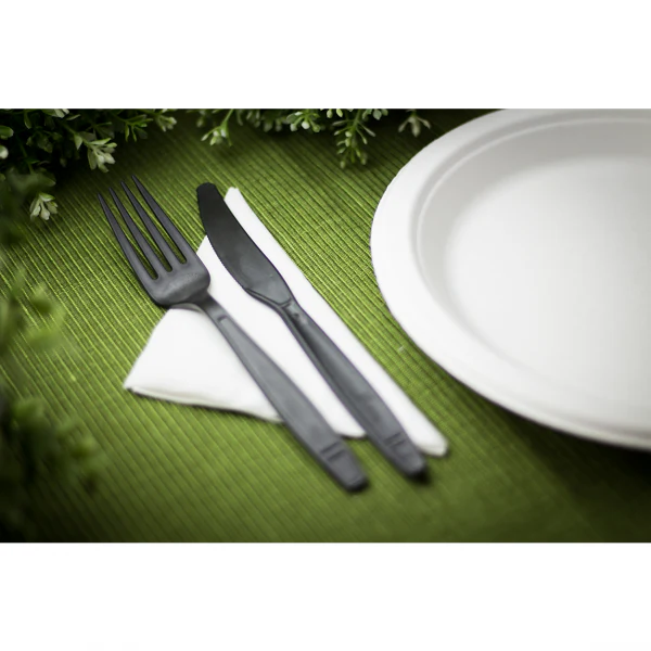 Karat Earth Heavy Weight Bio-Based Forks, Black - 1,000 pcs - Image 7