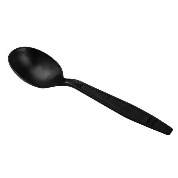 Karat Earth Heavy Weight Bio-Based Soup Spoons, Black - 1000 pcs - Image 3