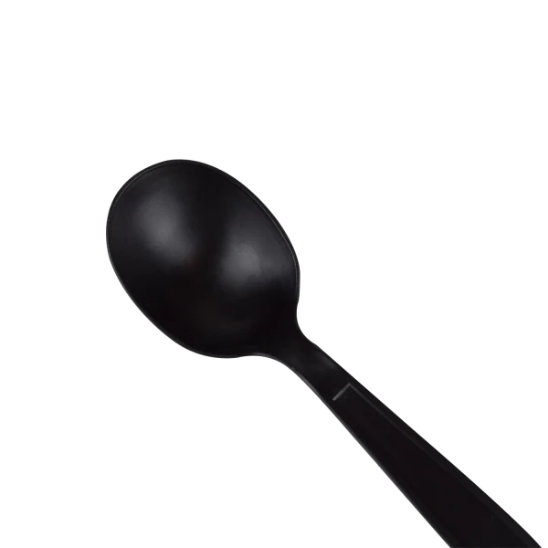 Karat Earth Heavy Weight Bio-Based Soup Spoons, Black - 1000 pcs - Image 4