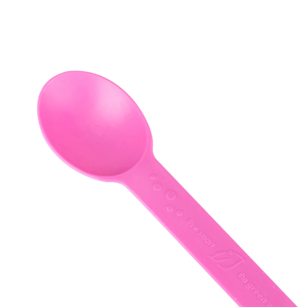 Karat Earth Heavy Weight Bio-Based Spoons, Pink - 1,000 pcs - Image 3