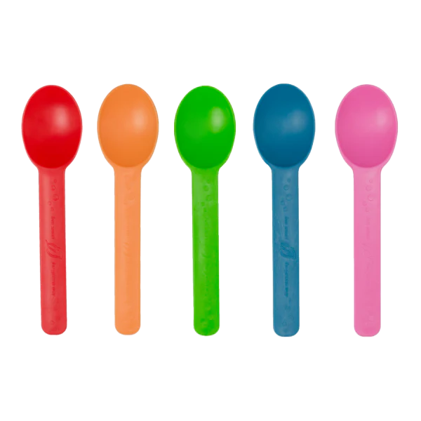 Karat Earth Heavy Weight Bio-Based Spoons, Rainbow - 1,000 pcs - Image 2