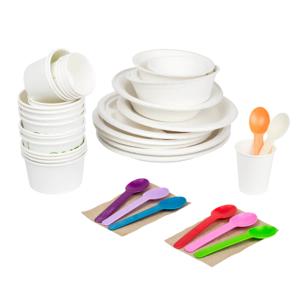 Karat Earth Heavy Weight Bio-Based Spoons, Rainbow - 1,000 pcs - Image 4
