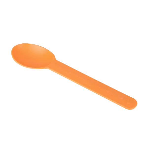 Karat Earth Heavy Weight Bio-Based Spoons, Tangerine Orange - 1,000 pcs - Image 3