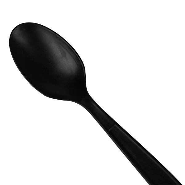 Karat Earth Heavy Weight Bio-Based Tea Spoons, Black - 1000 pcs - Image 4
