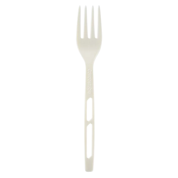 Karat Earth Heavy Weight CPLA Compostable Fork Wrapped, White - 750 pcs - Image 4
