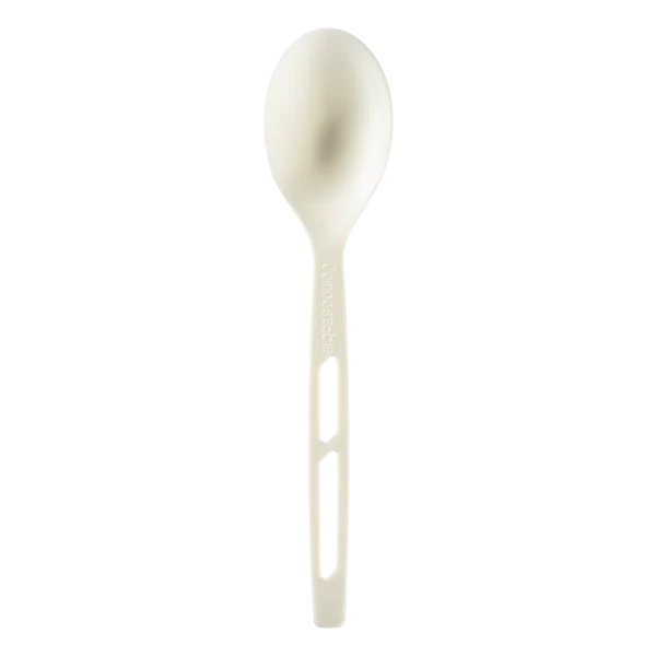 Karat Earth Heavy Weight CPLA Compostable Tea Spoon Wrapped, White - 750 pcs - Image 4