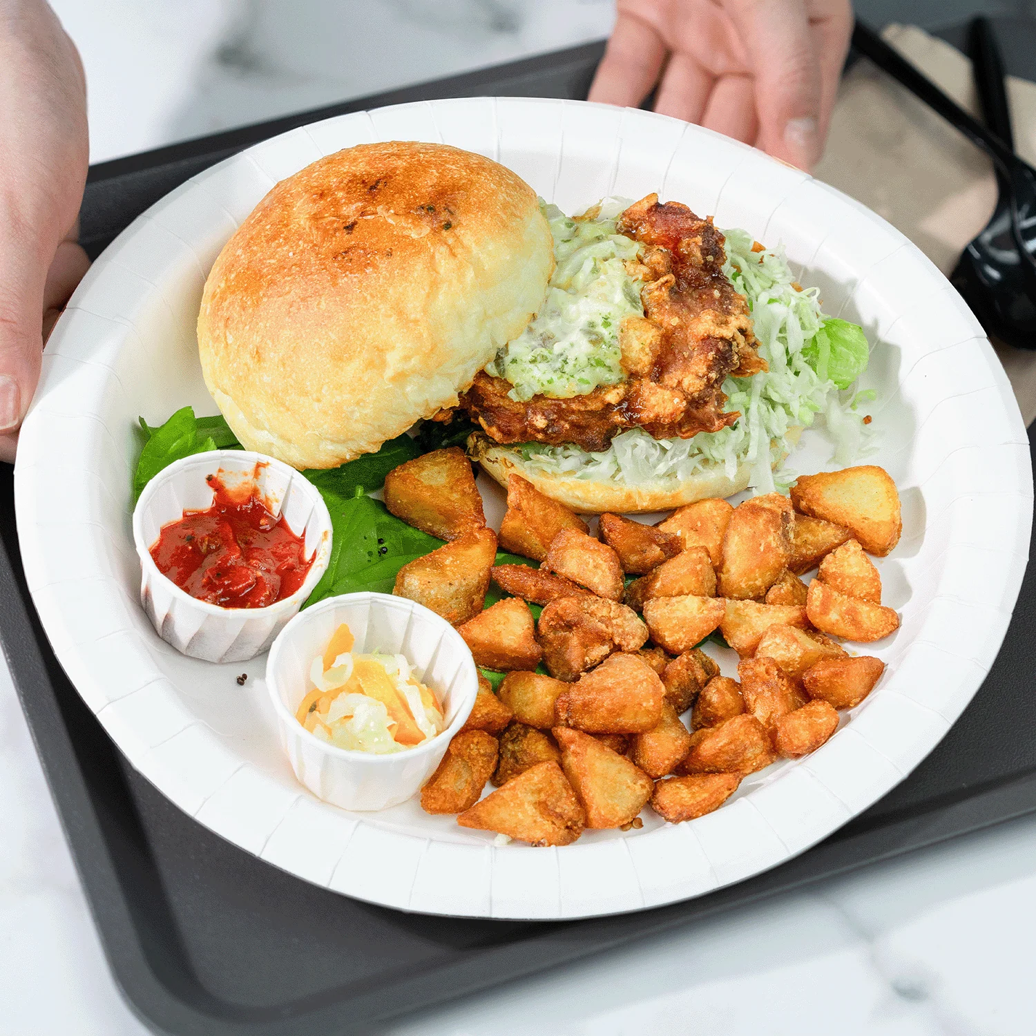 Karat 10" White Paper Plate - 200 pcs