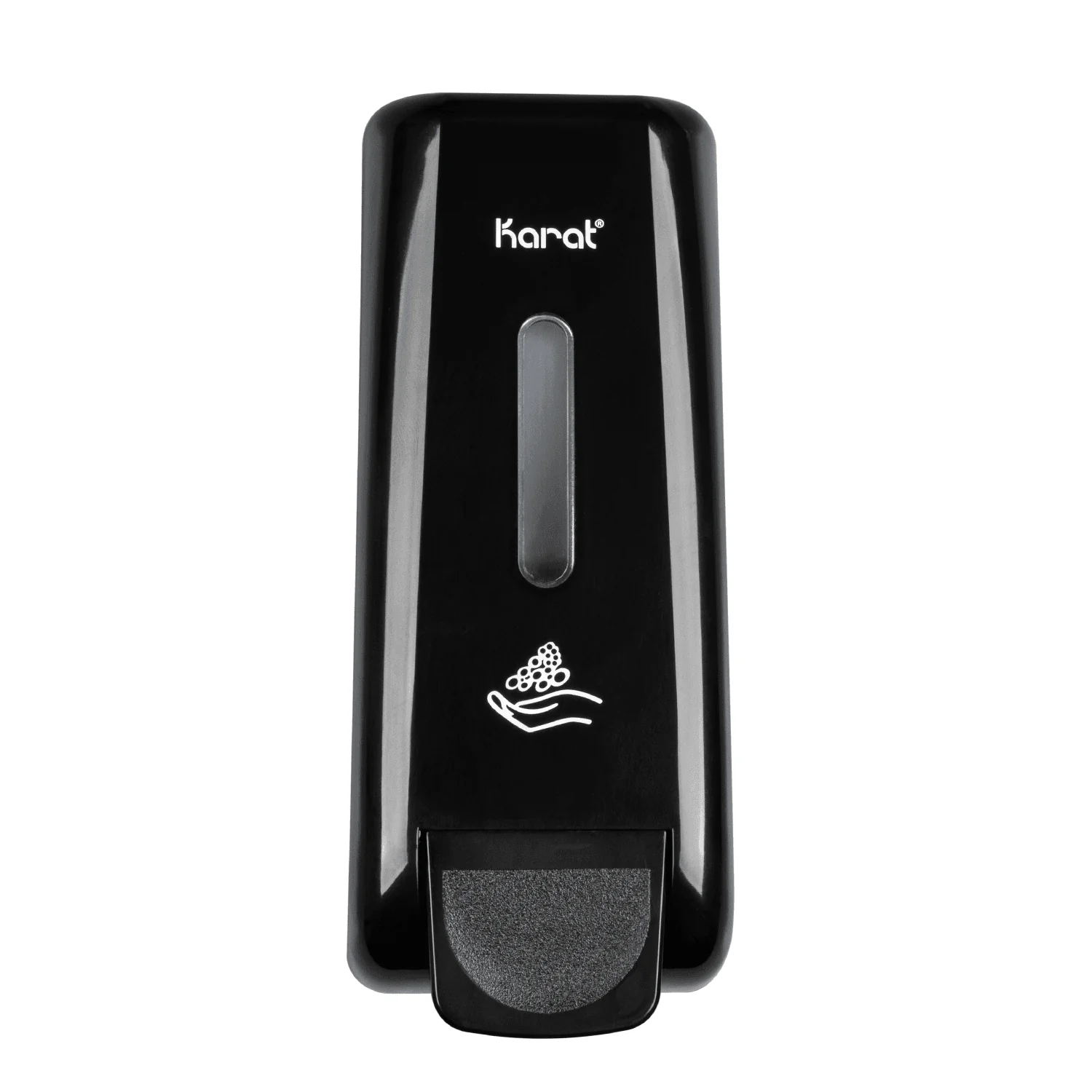 13.5oz Foaming Hand Soap Refillable Dispenser, Stand/Wall Mount, Black - 1 unit - Image 2