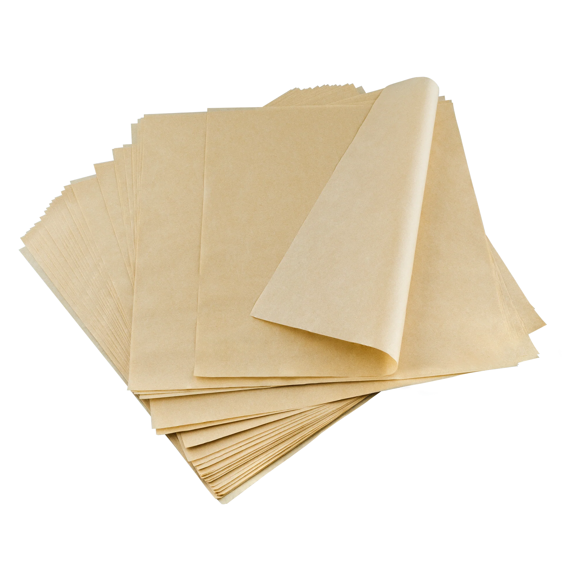 [4,000 sheets] 14" x 14" Grease Resistant Deli Wrap / Paper Liner Sheets, Kraft - Image 2
