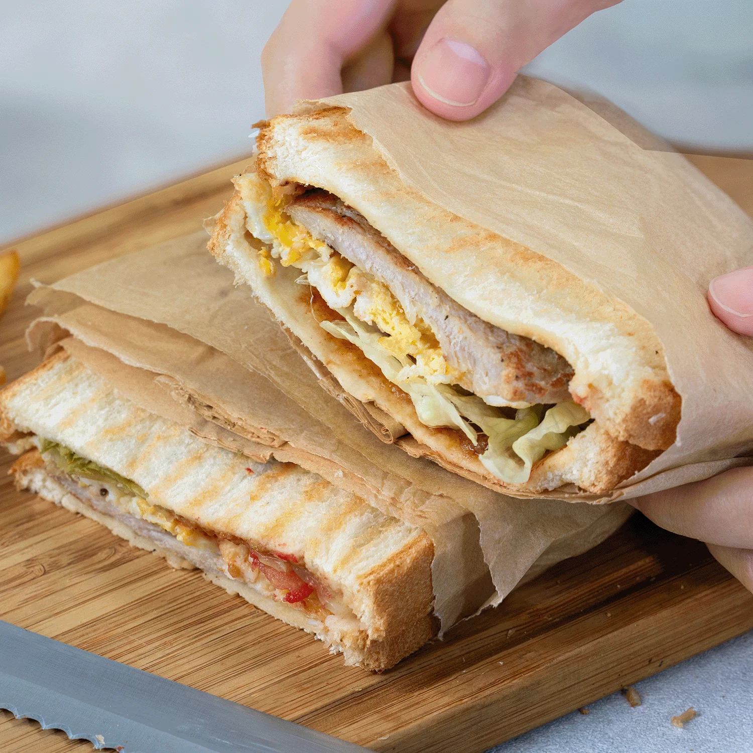 [4,000 sheets] 14" x 14" Grease Resistant Deli Wrap / Paper Liner Sheets, Kraft - Image 4