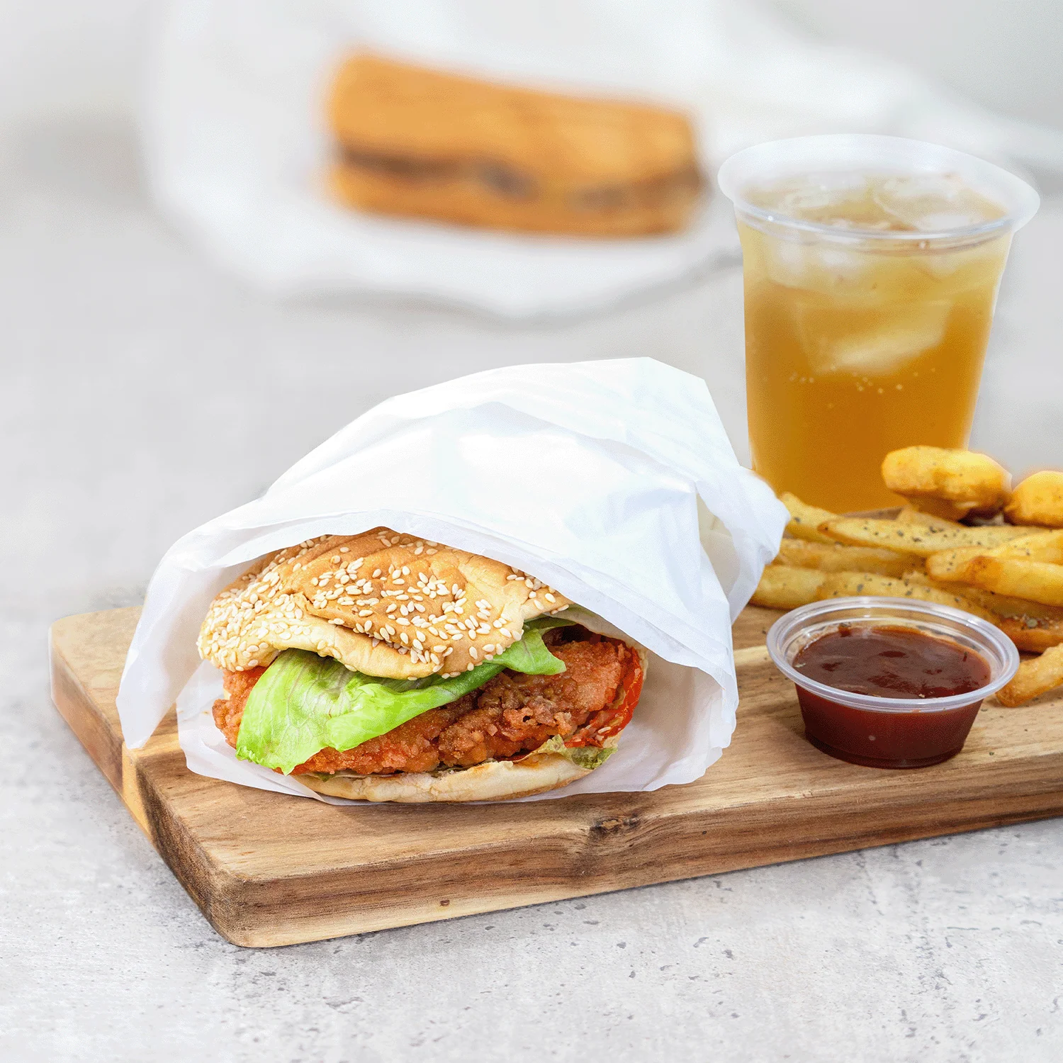 [3,000 sheets] 15" x 15" Grease Resistant Deli Wrap / Paper Liner Sheets, White - Image 3