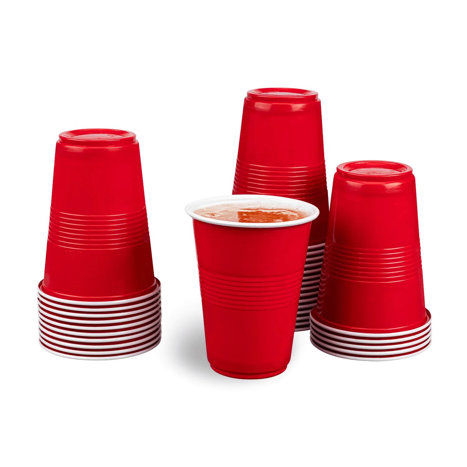 [600 ct] 16 oz Party Cup | Red |  BPA Free | PP - Image 9