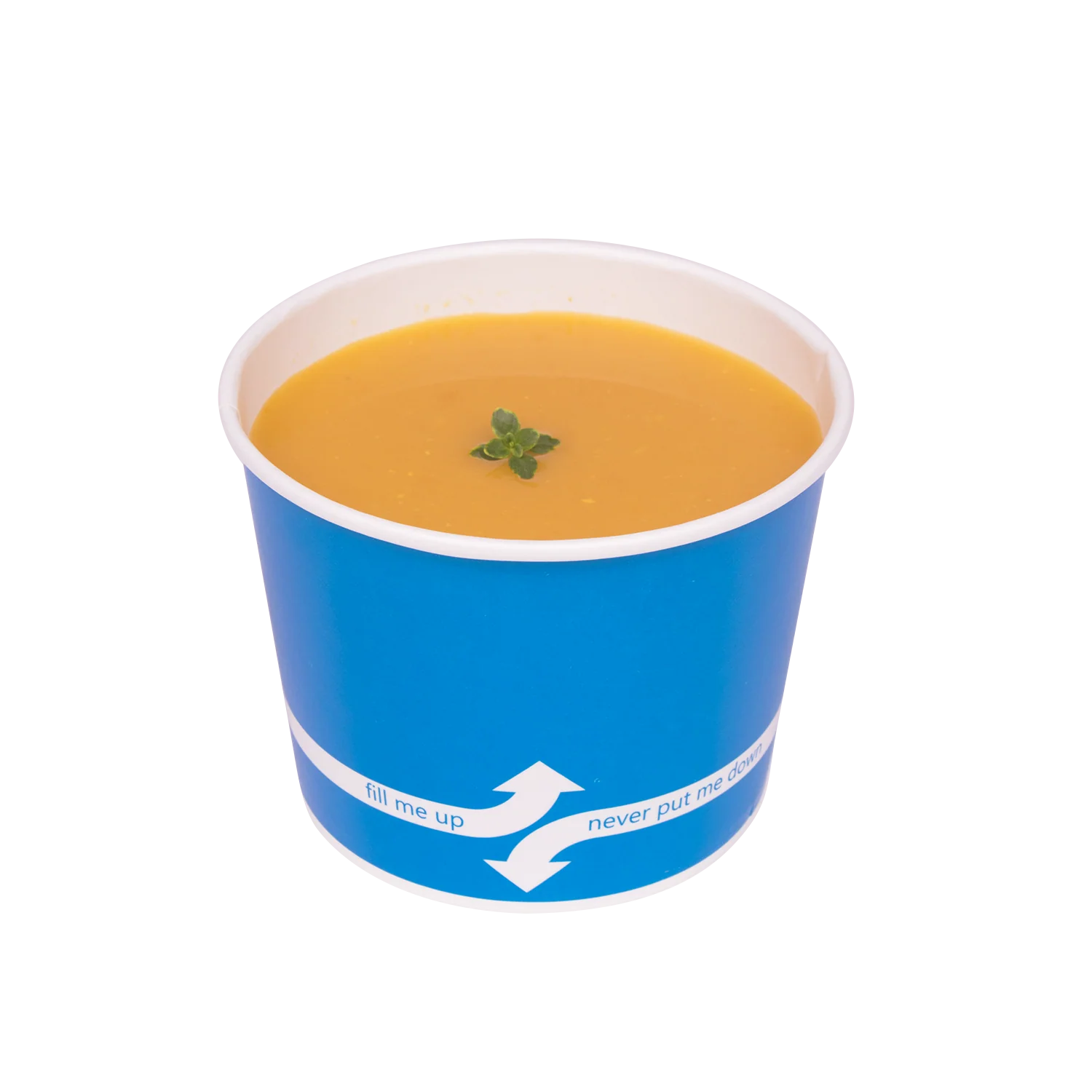 [1,000 ct] 16 oz Paper Food Containers | 112 mm | Blue - Image 7