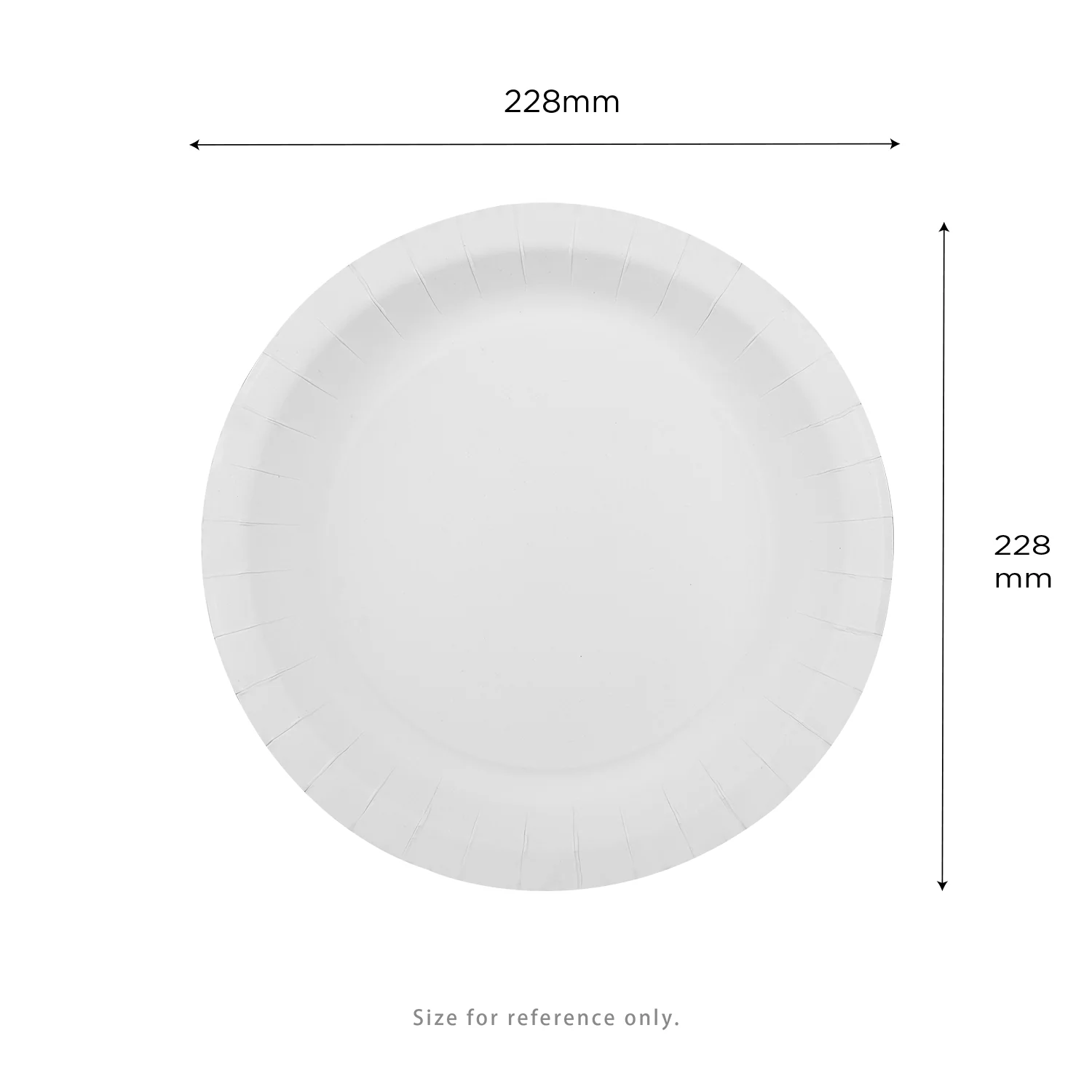 Karat 9" White Paper Plate- 200 pcs - Image 5