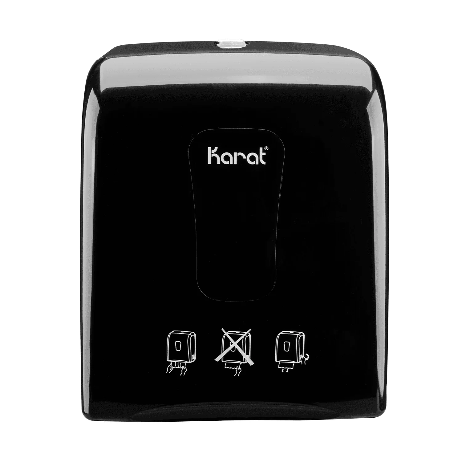 Auto-Cut Roll Towel Dispenser, Black - 1 unit - Image 2