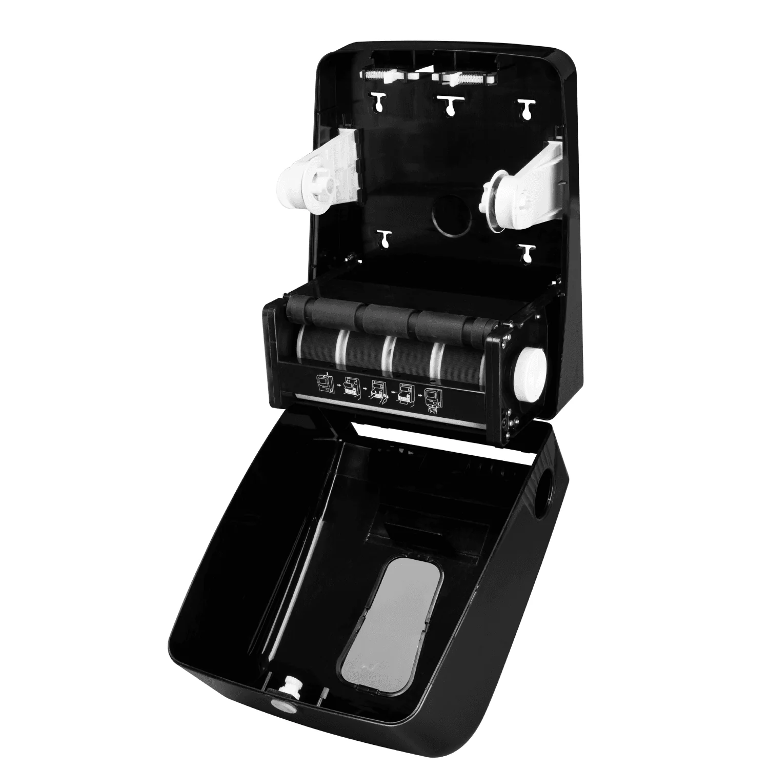 Auto-Cut Roll Towel Dispenser, Black - 1 unit - Image 6