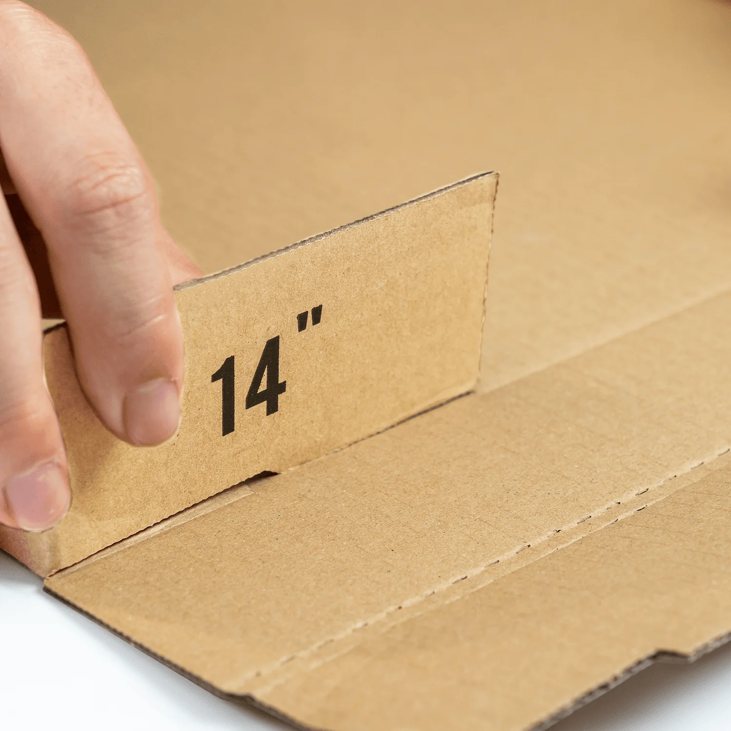 [50 ct] Corrugated Pizza Box, 14''x14''x2'', Kraft - Image 4