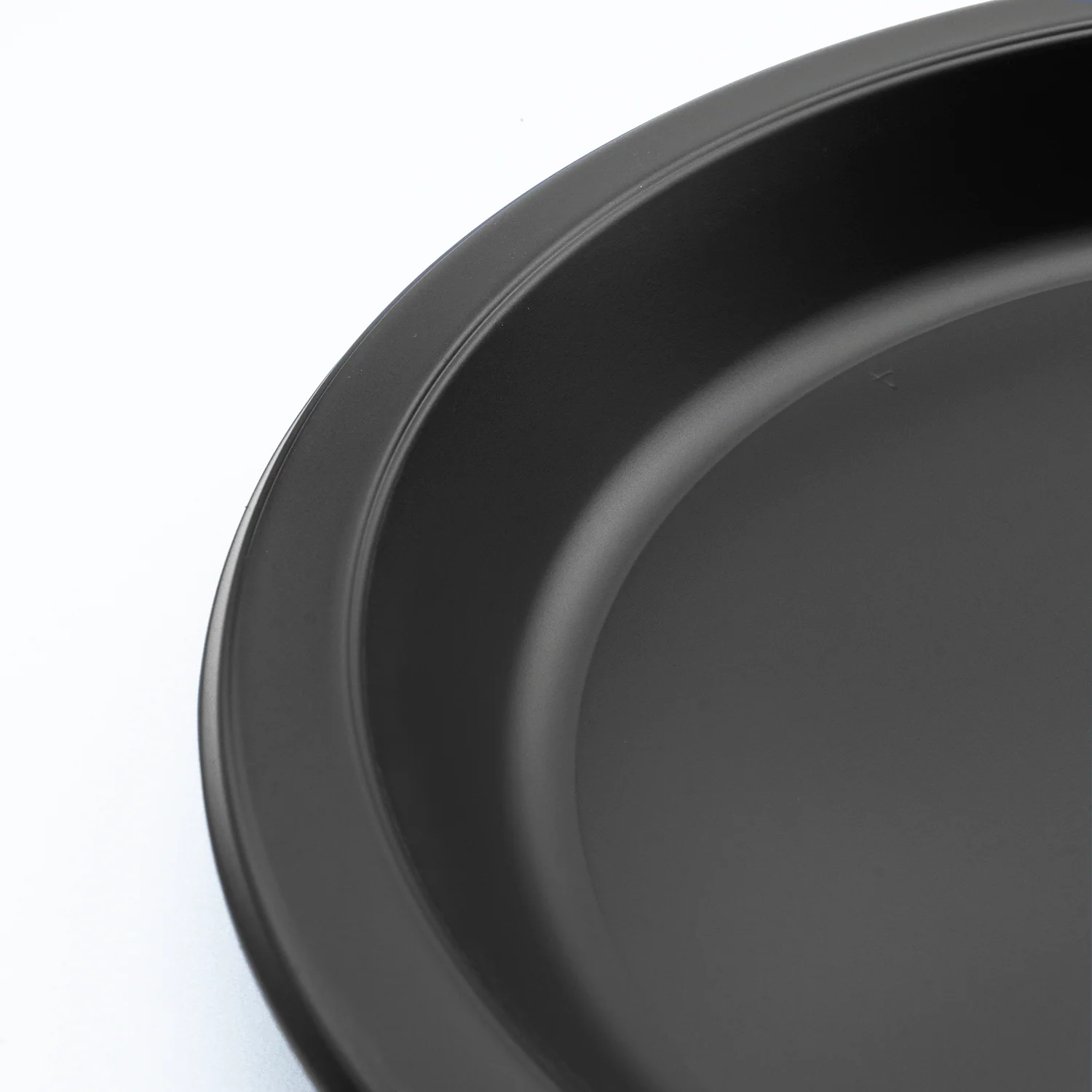 Karat Earth 10.25" Mineral Filled PP Round Plates, Black - 500 pcs - Image 6