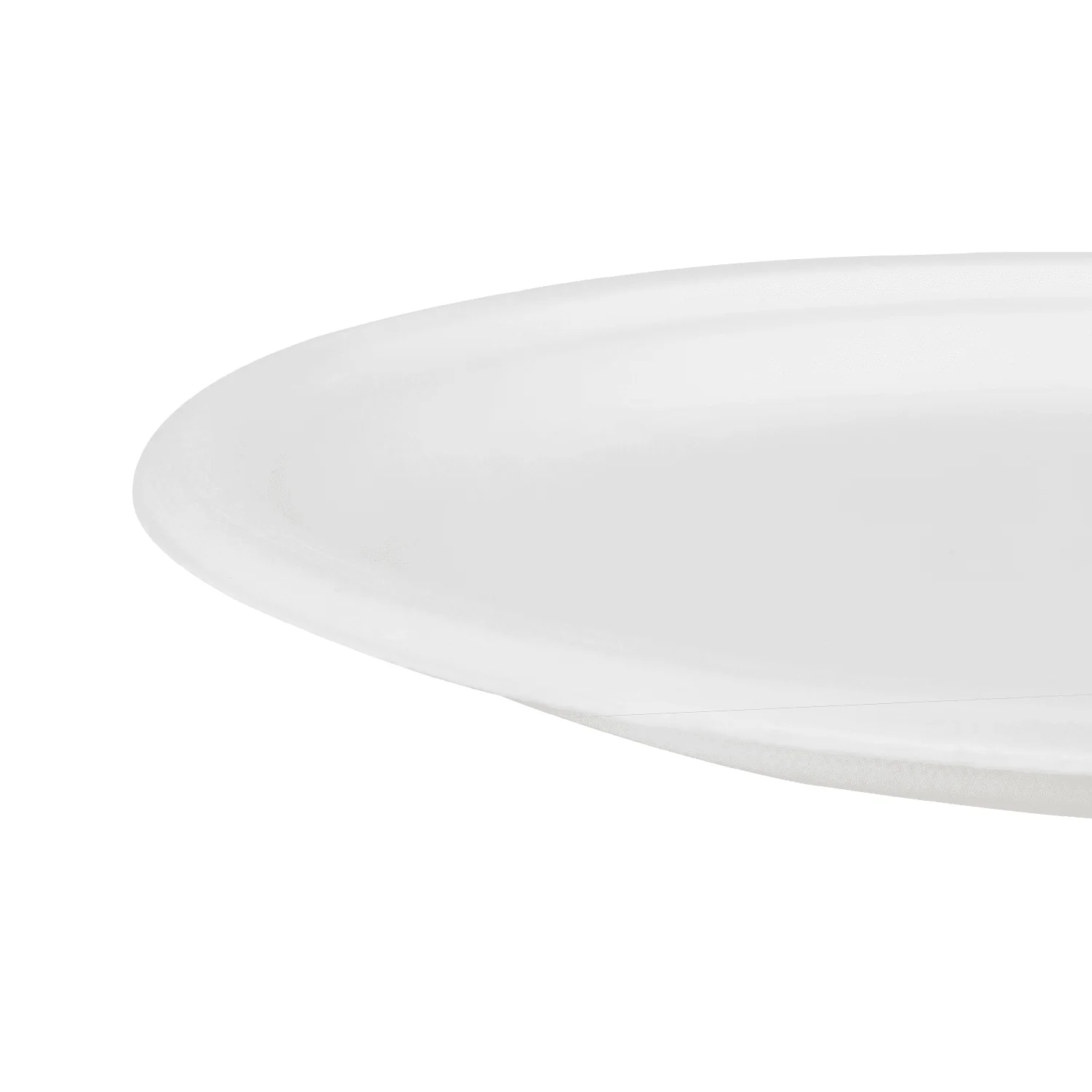 Karat Earth 10'' Molded Fiber Round Plates, PFAS Free, White - 500 pcs - Image 4