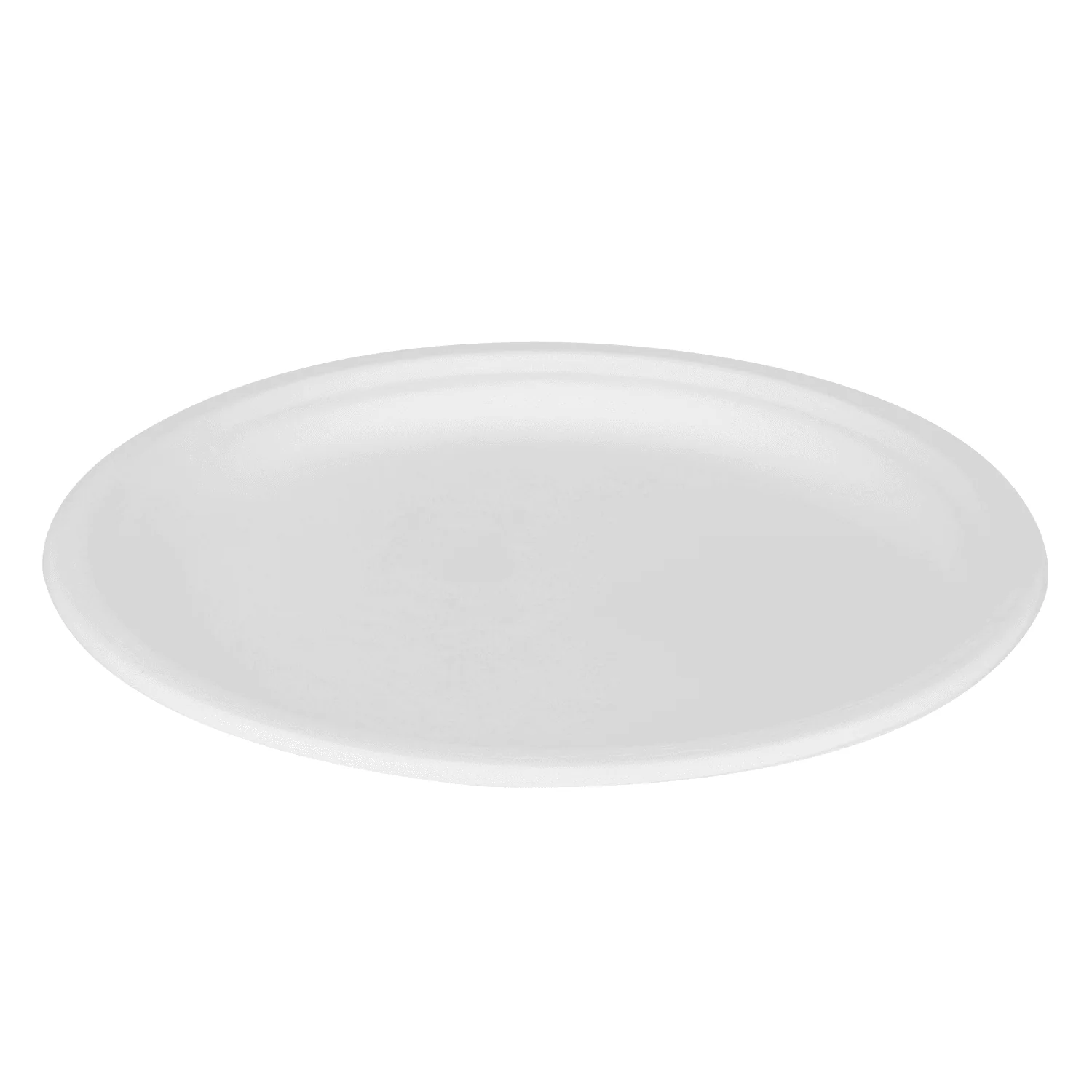Karat Earth 10'' Molded Fiber Round Plates, PFAS Free, White - 500 pcs - Image 6