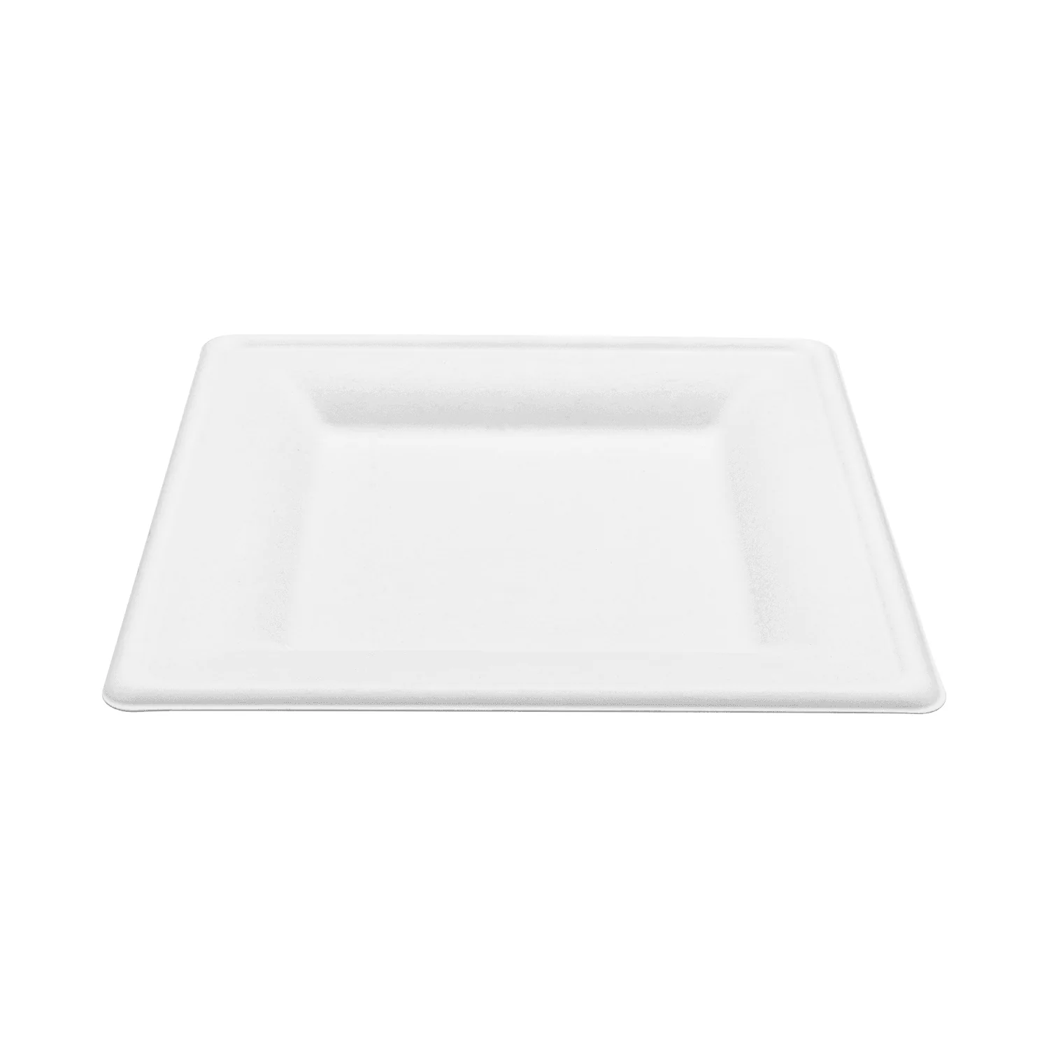 Karat Earth 10”x 10” Molded Fiber Square Plates, PFAS Free, White - 500 pcs - Image 7