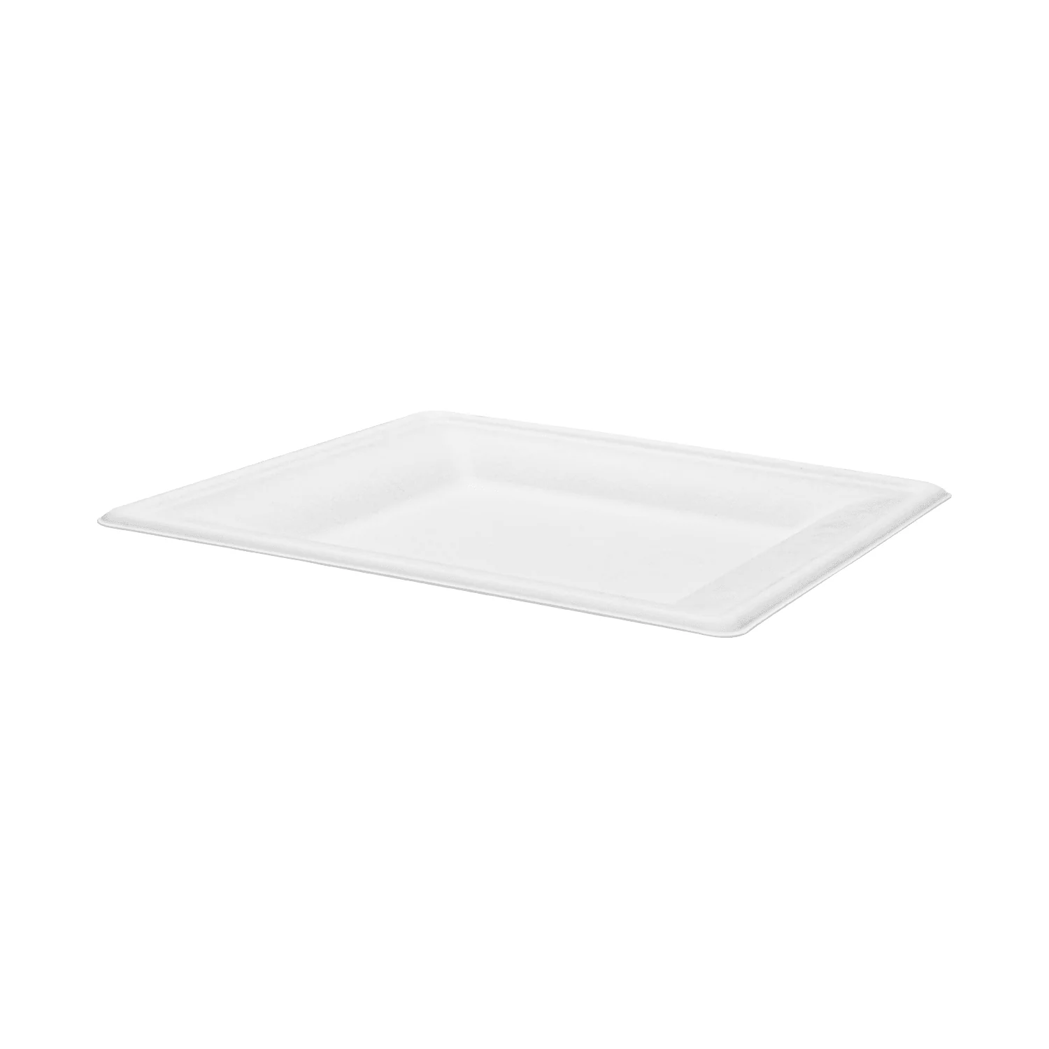 Karat Earth 10”x 10” Molded Fiber Square Plates, PFAS Free, White - 500 pcs - Image 9