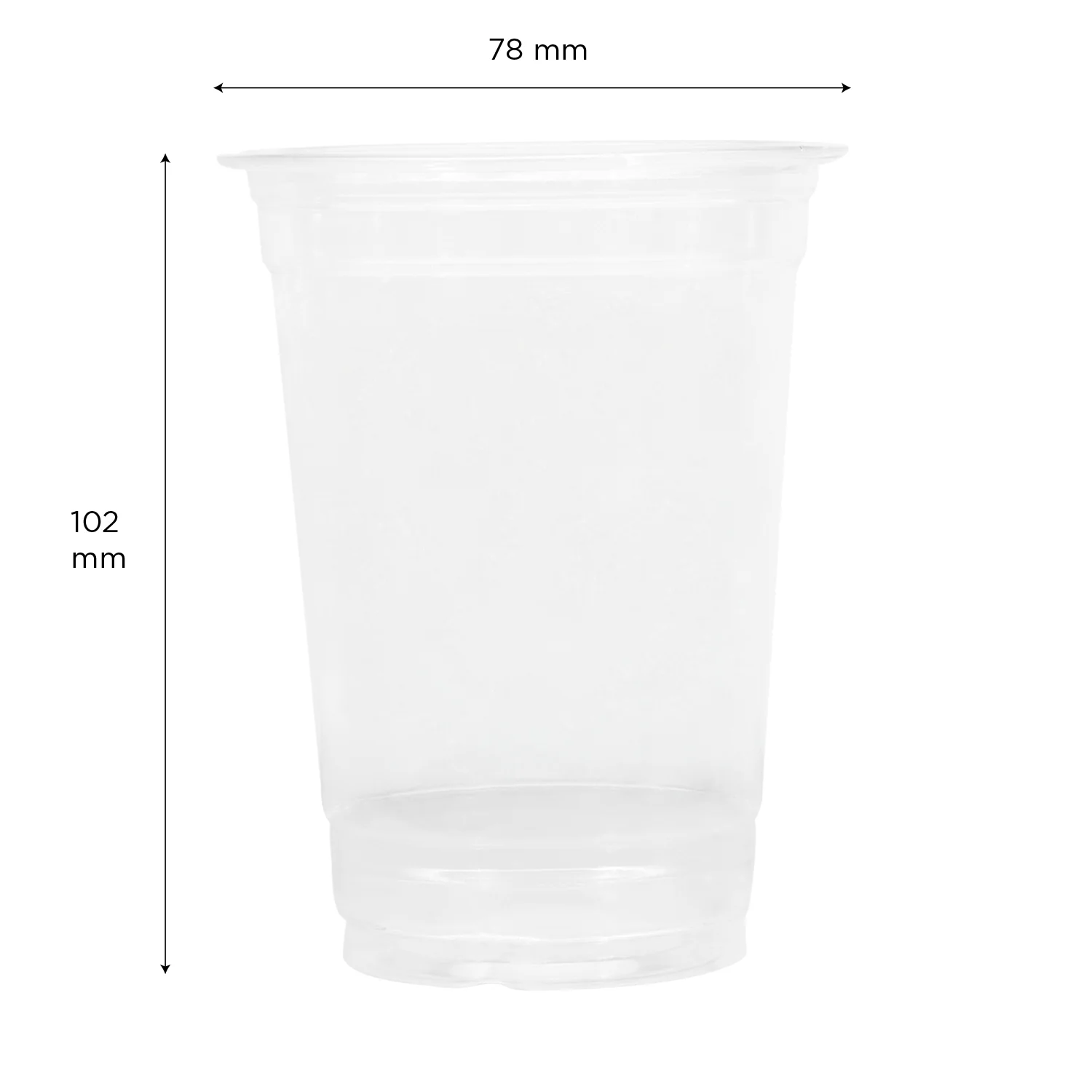Karat Earth 10oz PLA Cup, Clear (78mm) - 1,000 pcs - Image 5