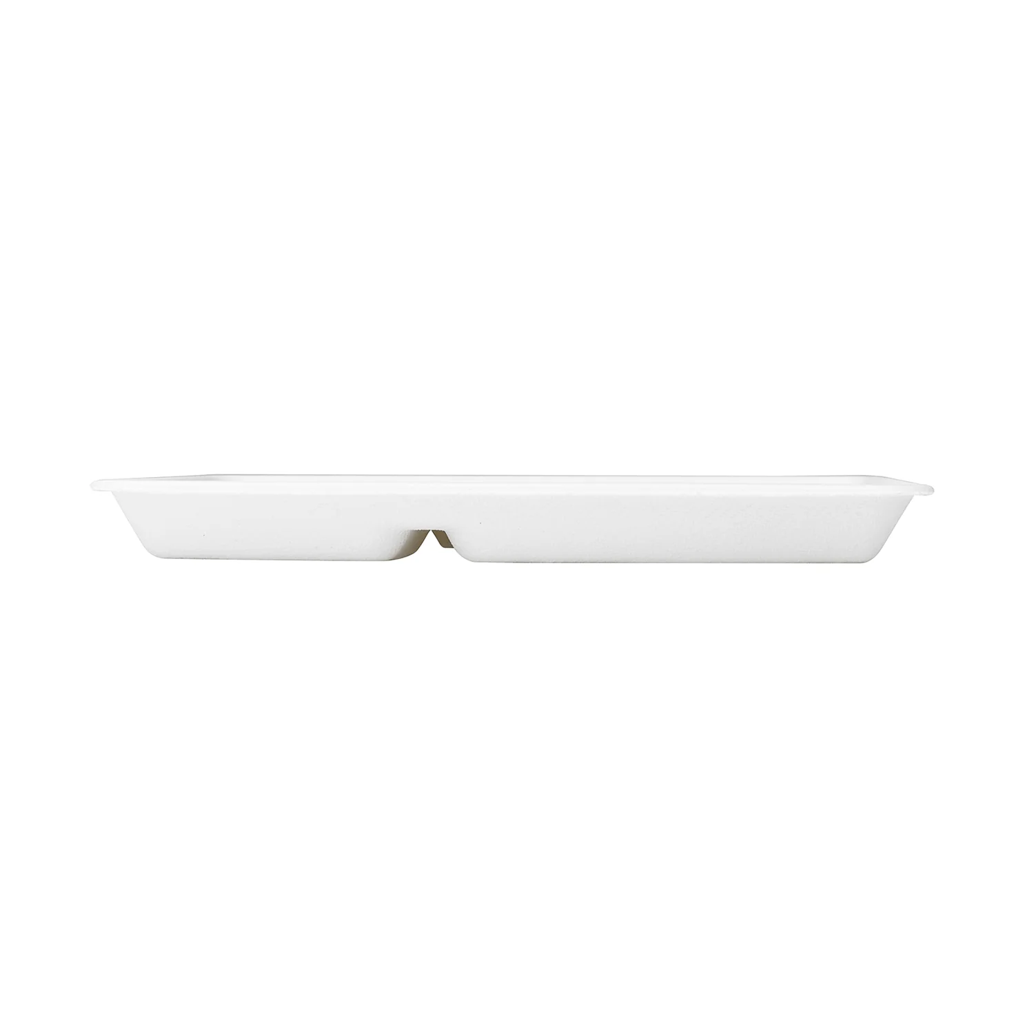 Karat Earth 5 Compartments, 10" Molded Fiber Trays, PFAS Free, White - 400 pcs - Image 7