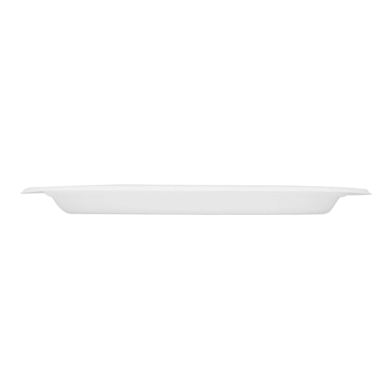 Karat Earth 10''x8'' Molded Fiber Oval Plates, PFAS Free, White - 500 pcs - Image 4
