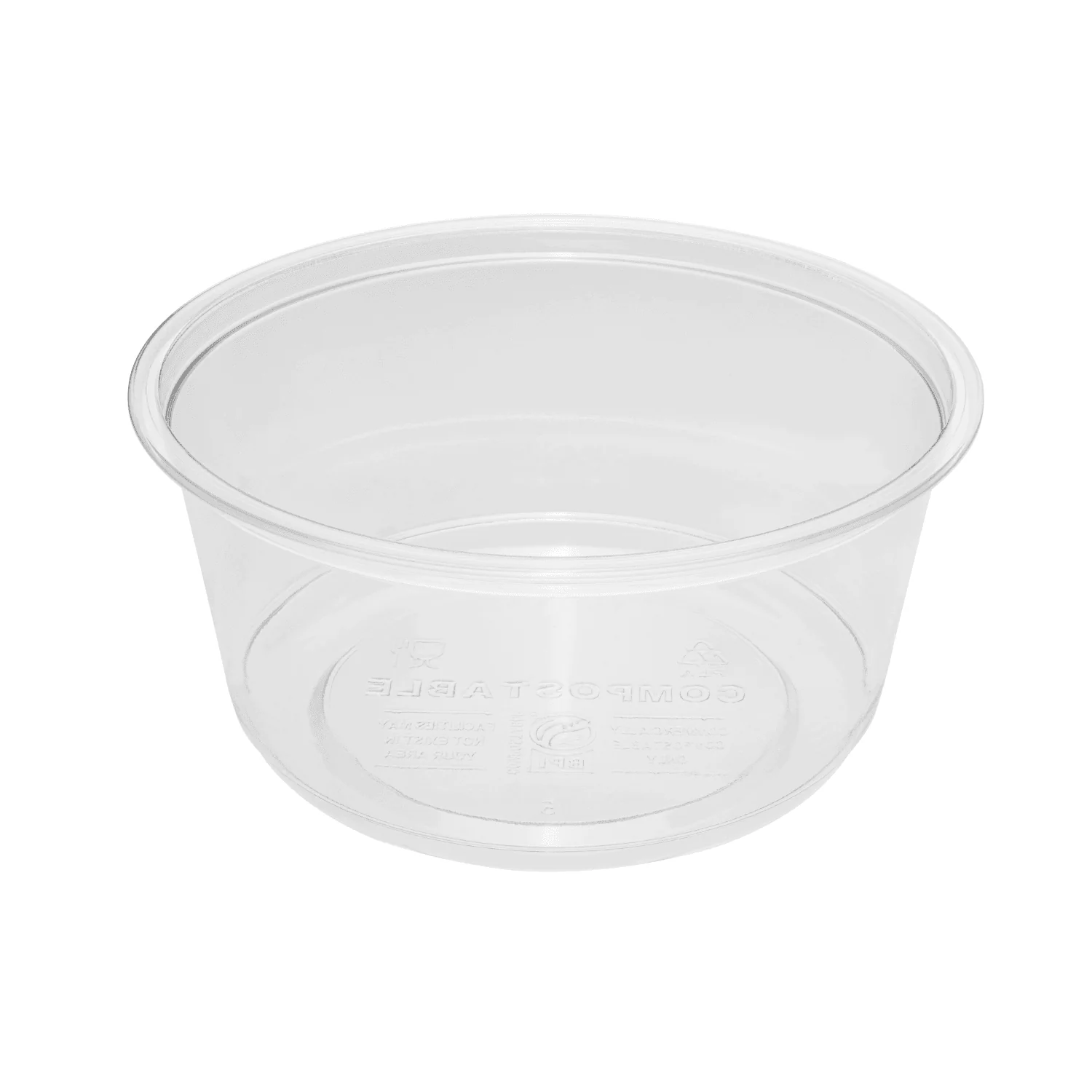Karat Earth 12oz Eco-Friendly PLA Round Deli Container (117mm) - 500 pcs - Image 2
