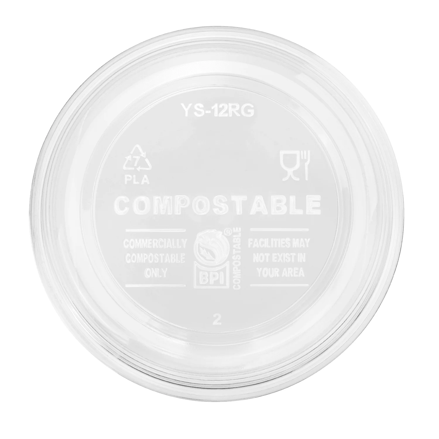 Karat Earth 12oz Eco-Friendly PLA Round Deli Container (117mm) - 500 pcs - Image 8