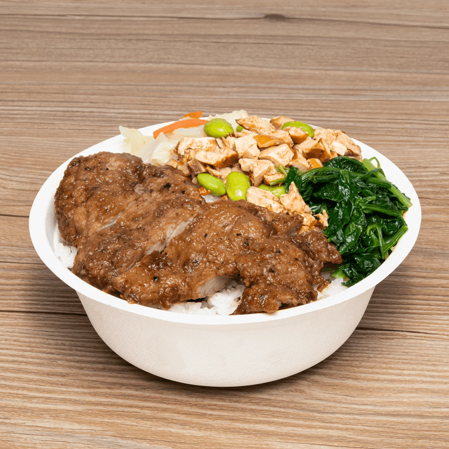 Karat Earth 16oz PFAS Free Eco-Friendly Bagasse Rice Bowl, White - 1,000 pcs - Image 4