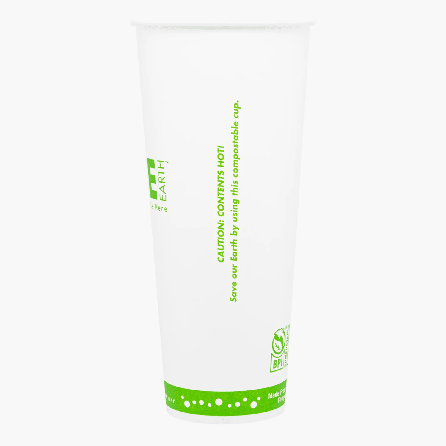Karat Earth 24oz Eco-Friendly Paper Hot Cups (90mm), One Cup, One Earth Print - 500 pcs - Image 5