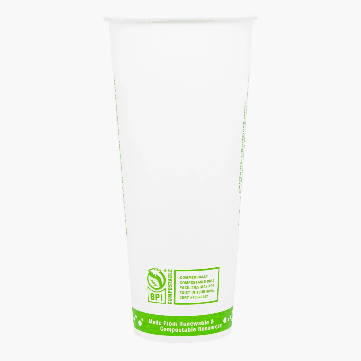 Karat Earth 24oz Eco-Friendly Paper Hot Cups (90mm), One Cup, One Earth Print - 500 pcs - Image 6