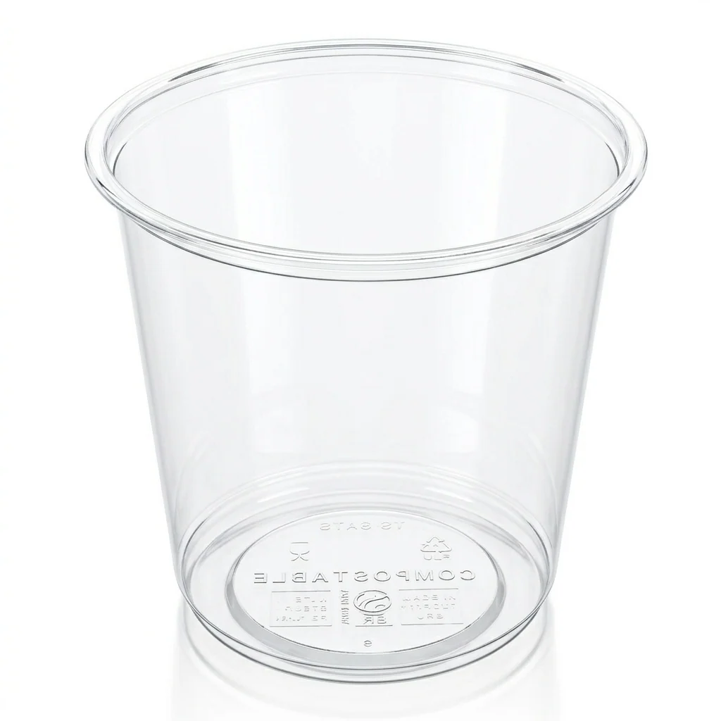 Karat Earth 24oz Eco-Friendly PLA Round Deli Container (117mm) - 500 pcs - Image 2
