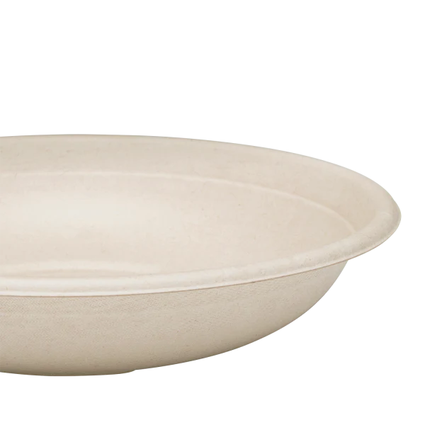 Karat Earth 24oz Molded Fiber Round Bowl, PFAS Free, Natural - 500 pcs - Image 5