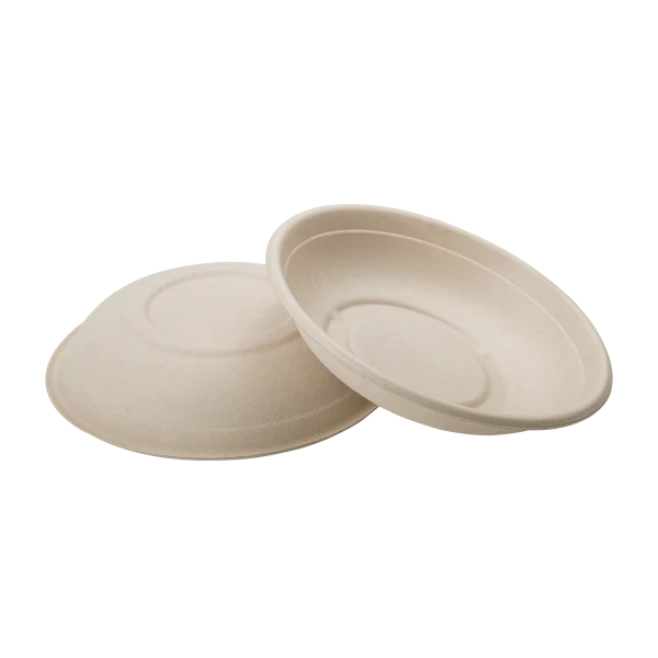 Karat Earth 24oz Molded Fiber Round Bowl, PFAS Free, Natural - 500 pcs - Image 6