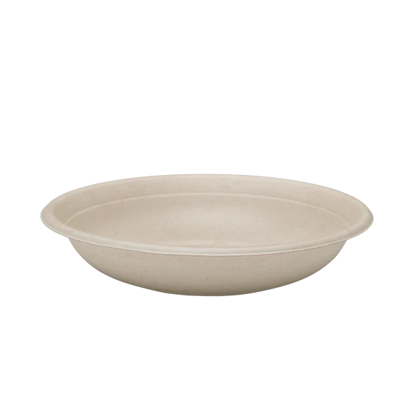 Karat Earth 24oz Molded Fiber Round Bowl, PFAS Free, Natural - 500 pcs - Image 7