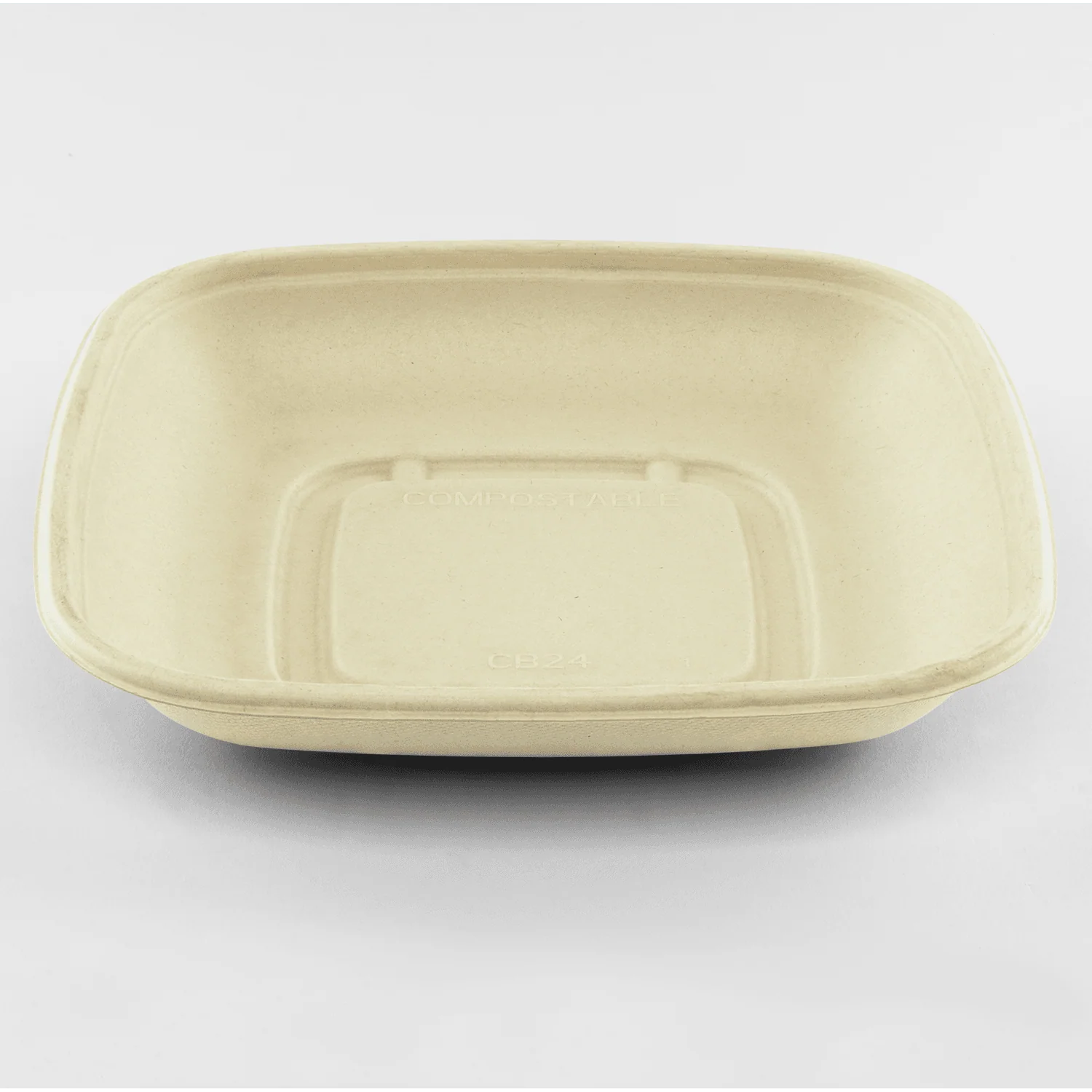 Karat Earth 24oz Molded Fiber Square Bowl, PFAS Free Containers, Natural - 300 pcs - Image 2