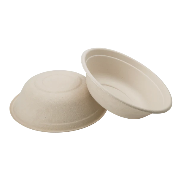 Karat Earth 32oz Molded Fiber Round Bowl, PFAS Free, Natural - 500 pcs - Image 6